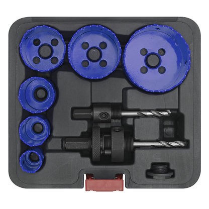 Electrician's Hole Saw Kit 9pc