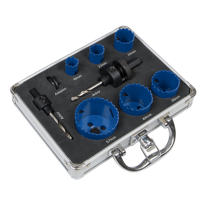 Plumber's Hole Saw Kit 9pc