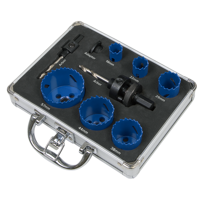 Plumber's Hole Saw Kit 9pc