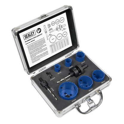 Plumber's Hole Saw Kit 9pc