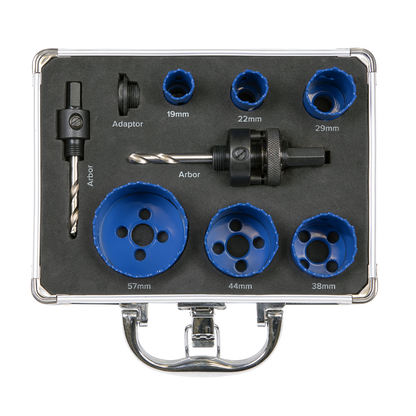 Plumber's Hole Saw Kit 9pc