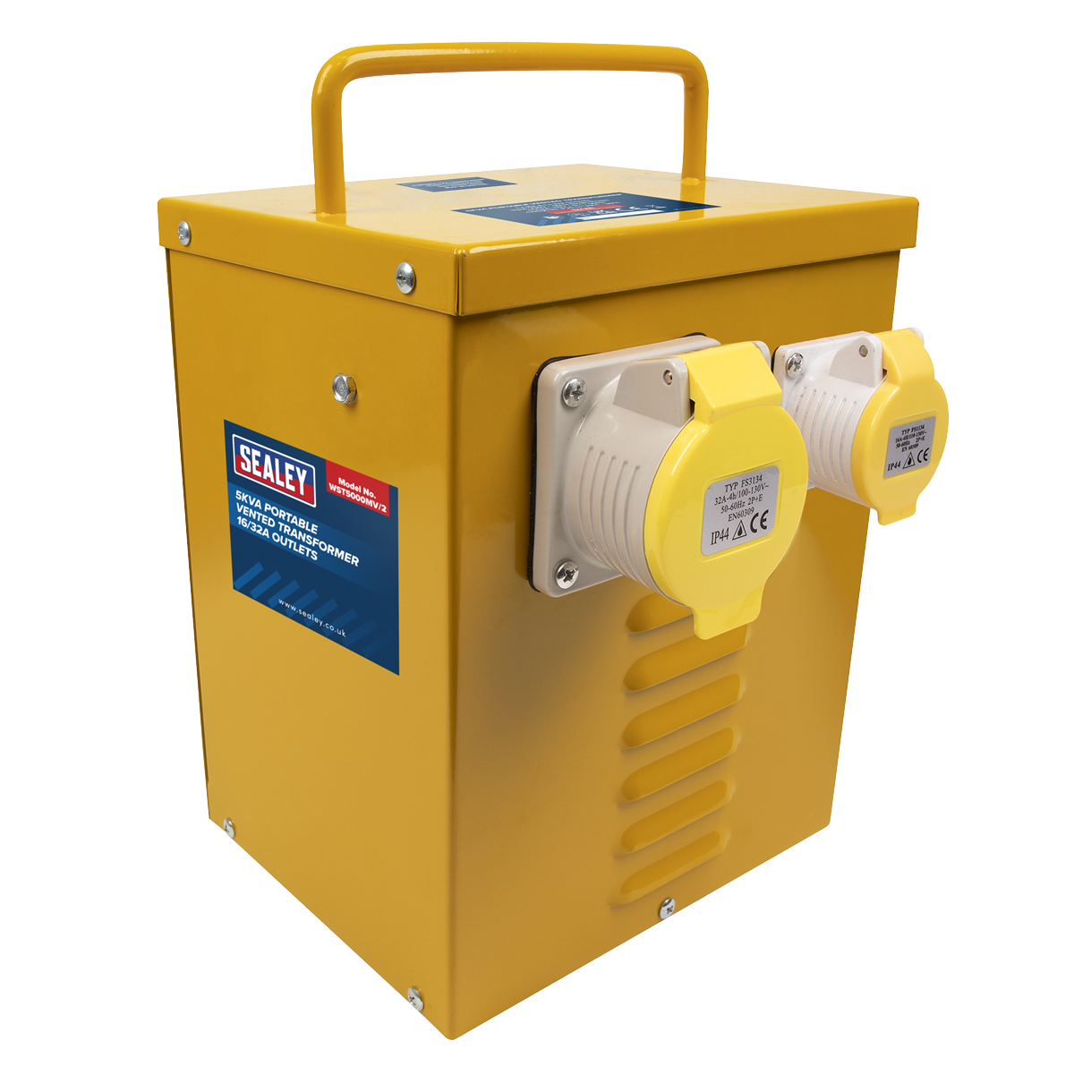 Portable Vented Transformer 5kVA 16/32A Outlets