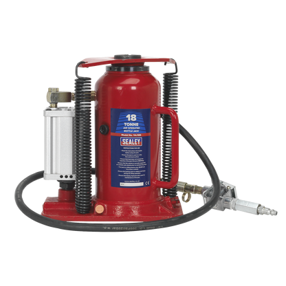 Air Operated Hydraulic Bottle Jack 18 Tonne