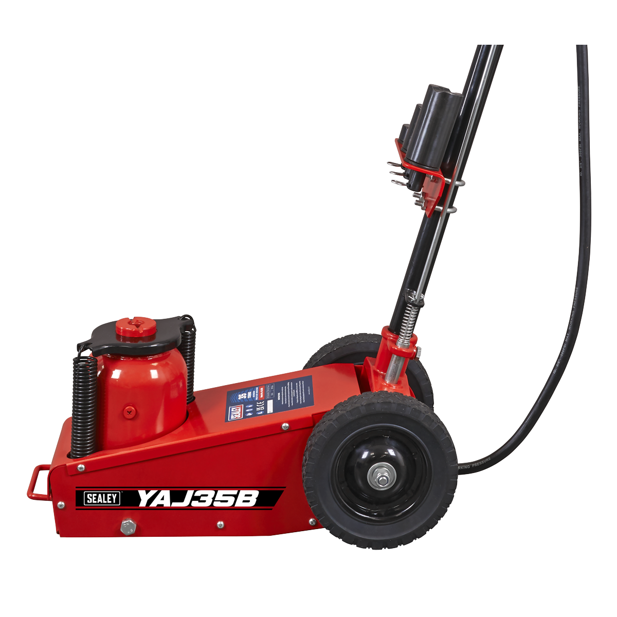 Air Operated Single Stage Trolley Jack 35 Tonne