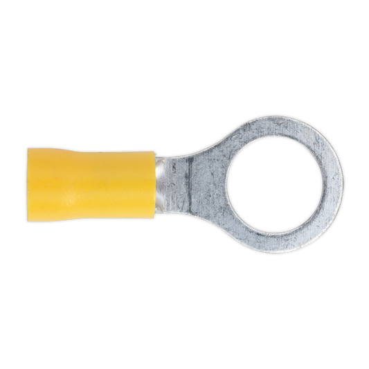 Easy-Entry Ring Terminal 10.5mm (3/8"), Yellow - Pack of 100
