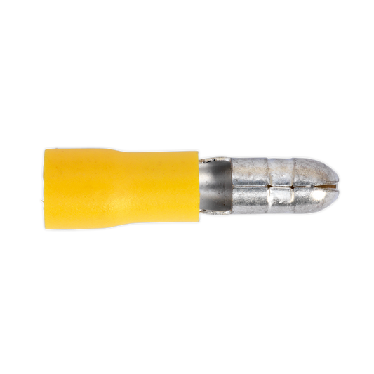 Bullet Terminal 5mm, Yellow - Pack of 100